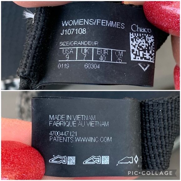 Chaco ZX/2 Classic Boost Black sandals size 9 - Picture 12 of 13